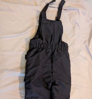 London Fog Black Kids Overalls
